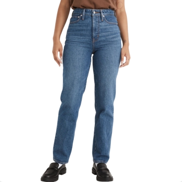 Madewell Curvy Perfect Vintage Straight Jean Size 25 NWT Hourglass Fit - Picture 1 of 14